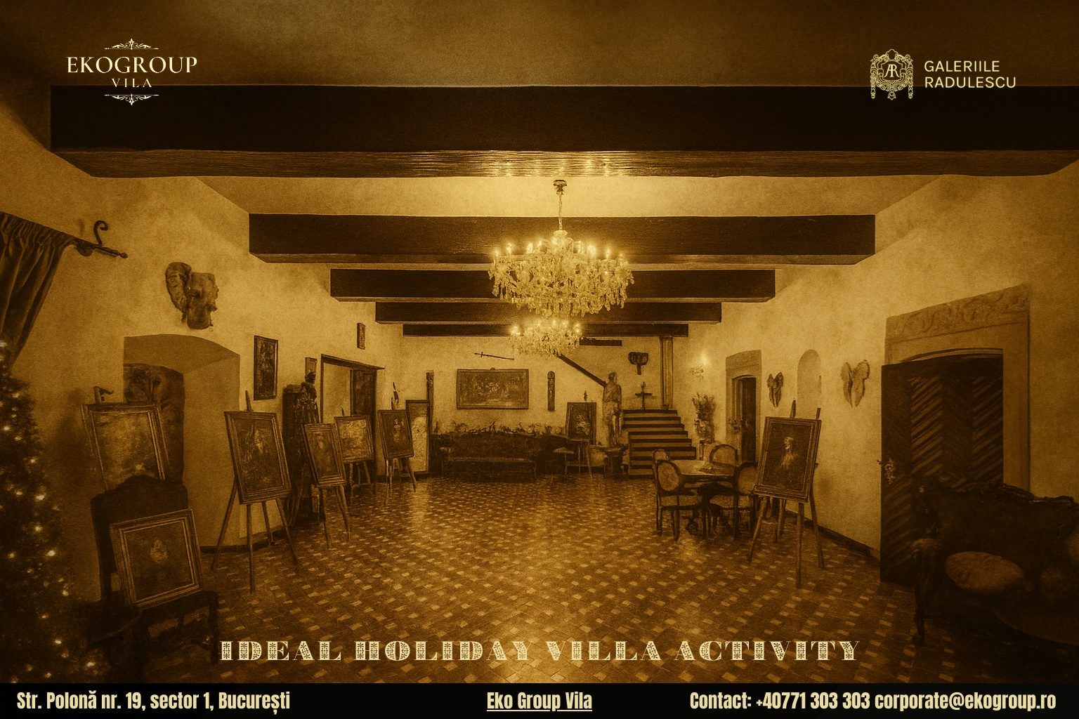 Zile libere decembrie: Evadează în magia Crăciunului anilor ’30 la Eko Group Vila 7 Zile libere decembrie: Evadează în magia Crăciunului anilor ’30 la Eko Group Vila